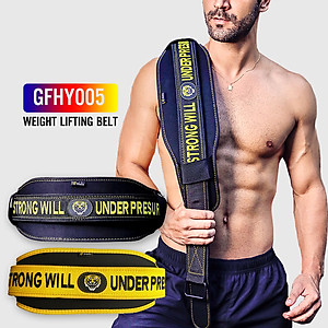 Đai Lưng Tập Gym, Nâng Tạ, Đai Lưng Thể Hình Cao Cấp Chính Hãng Glofit GFHY005, Đai Lưng Tập Gym Cao Cấp Cho Nam Nữ (Hàng Chính Hãng)