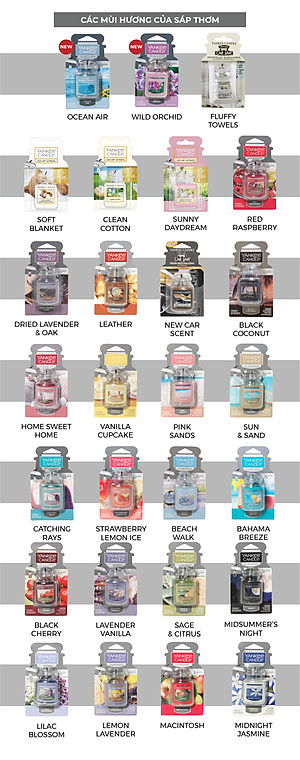Sáp thơm xe Yankee Candle - Ocean Air