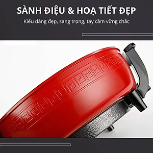 Nồi lẩu điện 2 ngăn Mishio MK112 5L - Hàng chính hãng