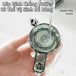 Móc Treo Hút Chân Không Bắc Âu Siêu Dính Chống Thấm Nước - Treo Chìa Khóa, Khăn Tắm, Vật Dụng MÀU NGẪU NHIÊN - HÀNG CHÍNH HÃNG MINIIN