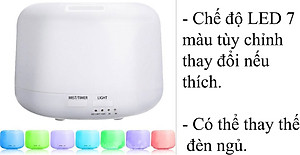 Máy Khuếch Tán Tinh Dầu Hình Tròn Ngọc Tuyết (300ml)