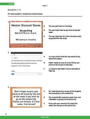 B1 Preliminary for Schools five complete Practice Tests 1