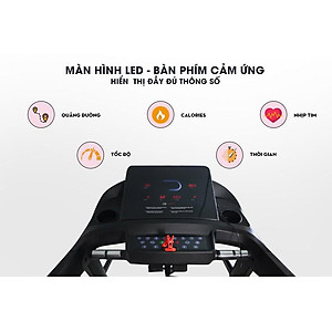 [Miễn phí lắp đặt] Máy chạy bộ KINGSPORT KS-2035 đa năng, thao tác phím cảm ứng, thiết kế sang trọng cứng cáp, kèm đai massage và thanh gập bụng, cân nặng phù hợp từ dưới 90-95kg
