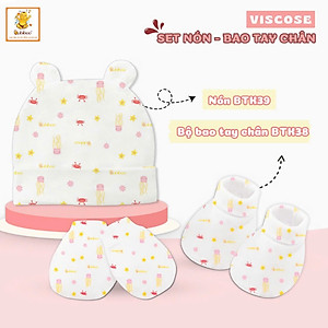 Set bao tay chân và nón in nhiều hình - BBC26