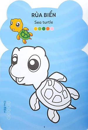 Sách Tô Màu Hoàng Tử Ếch - Động Vật Dưới Biển