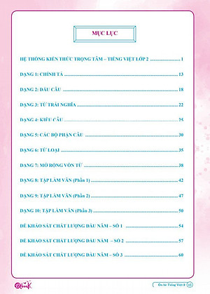 Bộ ÔN HÈ Lớp 2 (Toán + Tiếng Việt) - Dành cho học sinh lớp 2 lên lớp 3 - Theo chương trình SGK mới nhất