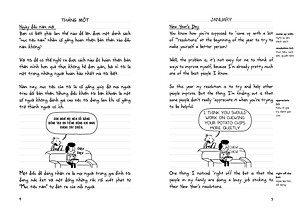 [Combo tập 6-10] Sách Song Ngữ: Nhật Ký Chú Bé Nhút Nhát - Diary Of A Wimpy Kid - Truyện song ngữ dành cho thiếu nhi có note từ vựng, tặng kèm file nghe - HG Books