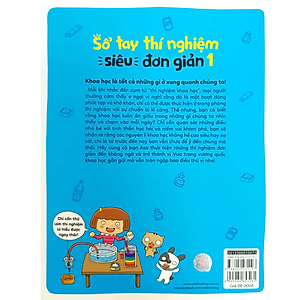 Sách Khoa Học Vui Cho Học Sinh Tiểu Học - Sổ Tay Thí Nghiệm Siêu Đơn Giản - Tập 1