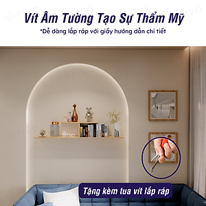 Kệ Gỗ Chống Ẩm Treo Tường Chữ J FIVO FB42 Thiết Kế Âm Tường, Đa Dạng Cách Trang Trí, Chịu Lực Tốt Giá Rẻ