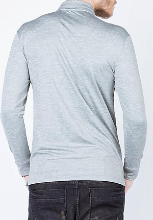 Áo Thun Dài Tay Nam Màu Xám ALIGRO ALGAPD002