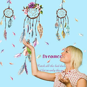 Decal dán tường Dreamcatcher Amy DKN78 - 2 bộ (105 x 200 cm)