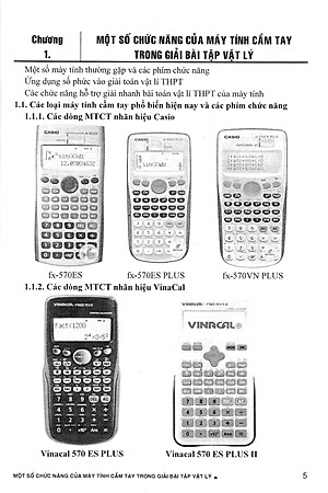 Sách Giải Nhanh Bằng Máy Tính Bỏ Túi - Môn Vật Lí