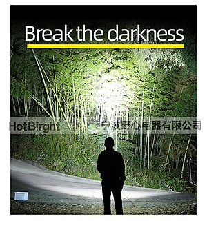 Đèn pin siêu sáng P70 độ sáng 1500lumen chống nước vỏ nhôm tản nhiệt có thể sạc tuổi thọ pin dài dung lượng lớn 5000mah