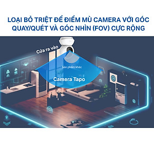 Camera Wifi TP-Link Tapo C220 Độ Phân Giải 2K QHD Quay/Quét 360 Độ Giám Sát An Ninh - Hàng Chính Hãng