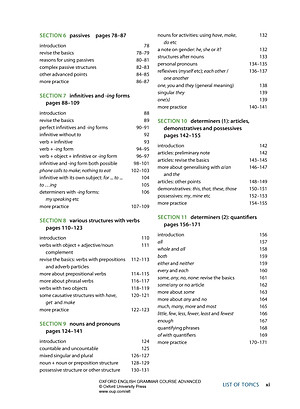 Oxford English Grammar Course: Advanced: With Key