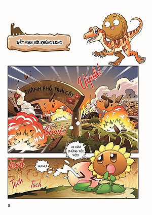 COMBO Trái Cây Đại Chiến Zombie - Thế Giới Khủng Long (Trọn bộ 12 tập)