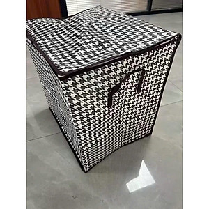 Túi Đựng Quần Áo Giỏ Đựng Đồ Chăn Mền Chống Thấm Nước Hoa Văn Đẹp Chất Liệu Bạt Dày Dặn Có Lựa Chọn Mẫu Sọt - Giao Màu Ngẫu Nhiên