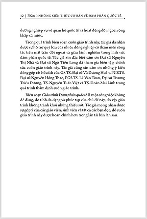 Sách - Giáo Trình Đàm Phán Quốc Tế (Tái Bản lần Thứ Nhất)