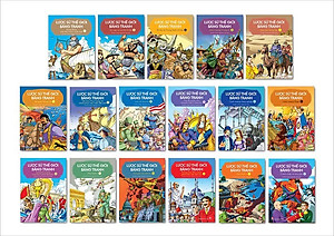 Lược sử thế giới bằng tranh - bộ 17 cuốn nxb Kim Đồng