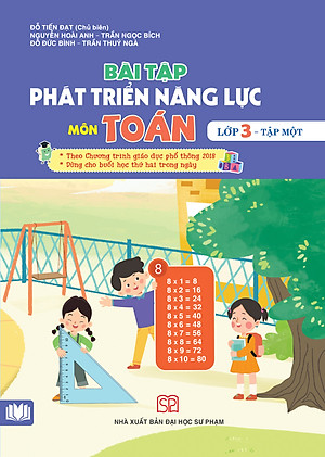 Combo 4 cuốn bài tập phát triển năng lực môn Toán, Tiếng Viêt lớp 3 (2 tập) - theo chương trình GDPT 2018 