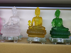 Bộ tượng phật dược sư lưu ly 7 màu