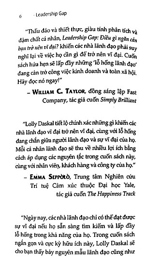 Sách The Leadership Gap