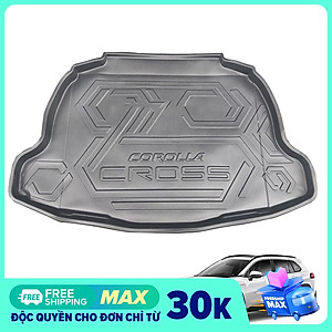 Lót cốp nhựa, khay cốp dẻo dành cho TPO TOYOTA CROSS 2020