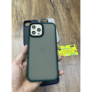 Ốp dành cho iPhone 12/ 12 Pro/ 12 Pro Max Likgus lưng nhám viền màu - Hàng Chính Hãng