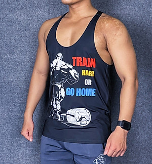Áo 3 lỗ nam tập gym DO GYM SHOP form body đẹp, thun lạnh 4 chiều thoáng mát