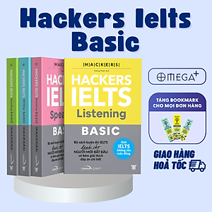 Combo 4 Cuốn: Bộ Hackers IELTS Basic