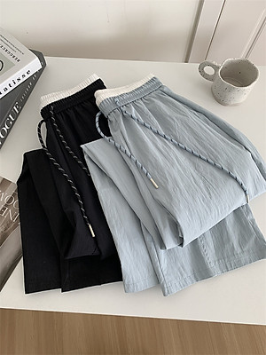 Quần ống rộng nữ, chất liệu Lụa gió cao cấp, mềm mịn, mát mẻ, Quần dài nữ form rộng thoải mái form 40-62 kg