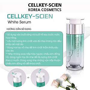 Tinh Chất Tế Bào Gốc Tái Tạo Phục Hồi Trẻ Hoá Da Cấp Ẩm Dưỡng Trắng Chống Lão Hoá Cellkey-Scien White Serum 30ml