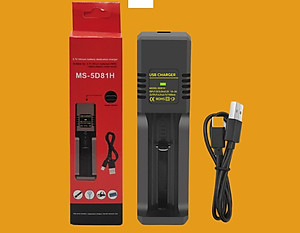 Bộ sạc pin MS-5D81H tự ngắt khi pin đầy cho pin 18650, 2A, 3A, pin 18500, 26650, 14500 và 16340