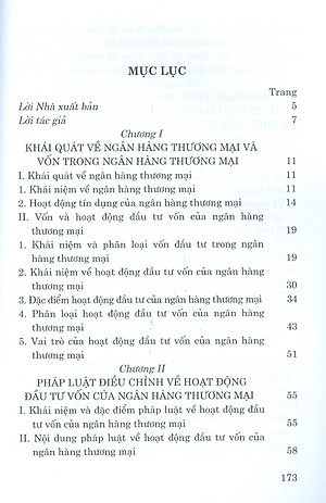 Pháp luật về hoạt động đấu tư vốn của ngân hàng thương mại - Những vân đề lý luận và thực tiễn