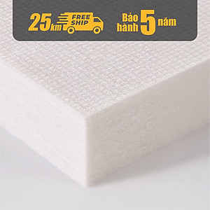 Nệm bông ép gấp 3 Everon Ceramic- Lớp chần gòn êm ái-Bảo hành 5 năm - Màu ngẫu nhiên.