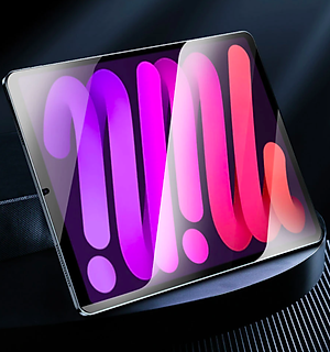 Dán cường lực dành cho iPad Mini 7 hiệu Greencase chống xước chống vỡ - Hàng nhập khẩu 