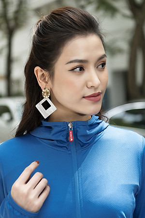 Áo Khoác Chống Nắng Nữ LUPERI ACN01 vải dày dặn chống tia UV gây hại cho da có khóa 2 bên tặng khẩu trang kháng khuẩn