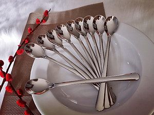 SET 10 MUỖNG CÀ PHÊ ĐÁ INOX