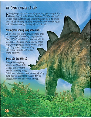 Sách Bách Khoa Tri Thức Về Khám Phá Thế Giới Cho Trẻ Em - Khủng Long (Tái Bản 2018)