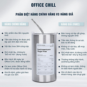 Ly Giữ Nhiệt 8 Tiếng Inox 304 5 Lớp, Cốc Giữ Nhiệt Iced Americano Cao Cấp Bán Chạy Bảo Hành 90 Ngày Tại Office Chill