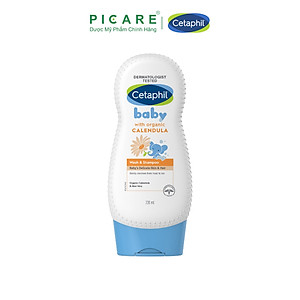 Sữa Tắm Gội Cho Bé Cetaphil Baby Wash & Shampoo With Organic Calendula 230ml