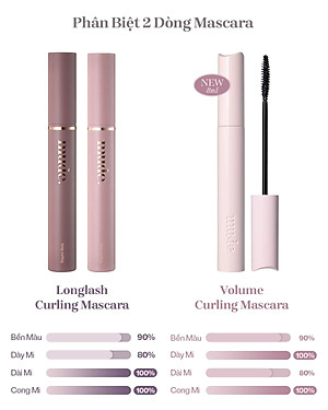 Mascara Chuốt Dày Mi Định Hình Mi Tốt Mude Inspire Volume Curling Mascara (8ml)