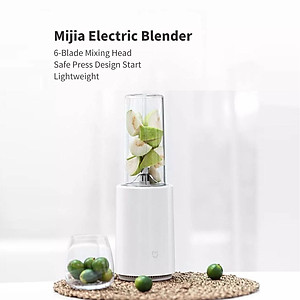 Máy Xay Sinh Tố XIAOMI 6 Lưỡi Dao Thiết Kế Mini Đa Năng - hàng nhập khẩu