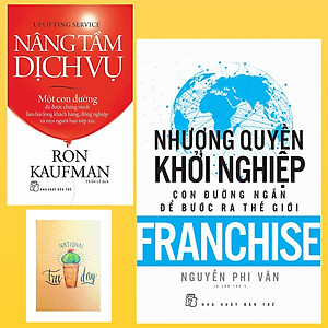 Combo Nhượng Quyền Khỏi Nghiệp - Con Đường Ngắn Để Bước Ra Thế Giới và Nâng Tầm Dịch Vụ ( Tặng Kèm Sổ Tay Xương Rồng)