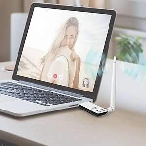 Bộ Thu Wifi USB TP-Link TL-WN722N Chuẩn N 150Mbps - Hàng Chính Hãng