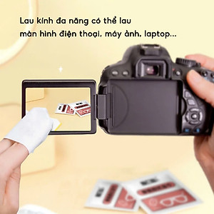 Khăn Lau Kính Nano Hộp 100 Miếng Khăn Giấy Chống Bám Hơi Nước, Chống Mờ Sương, Mồ Hôi, Chống Nhờn - Hàng Loại 1
