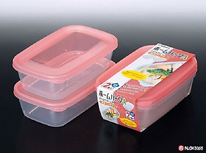 Bộ 2 hộp đựng bảo quản nắp mềm dung tích 800ml - Hàng nội địa Nhật Bản.( Giao màu ngẫu nhiên )