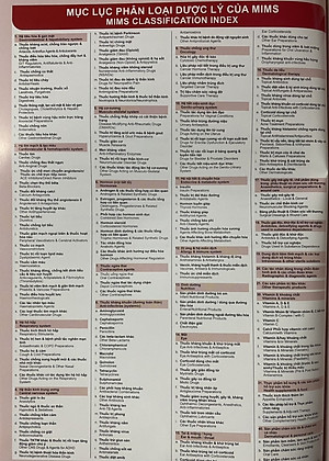 Sách - Mims(VIDAL) 2023/2024 Ấn phẩm Khoa học Định kỳ Chuyên đề Thông tin Dược phẩm