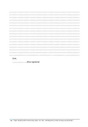 Sách Big 4 Bộ Đề Tự Kiểm Tra 4 Kỹ Năng Nghe - Nói - Đọc - Viết (Cơ Bản Và Nâng Cao) Tiếng Anh Lớp 8 Tập 1