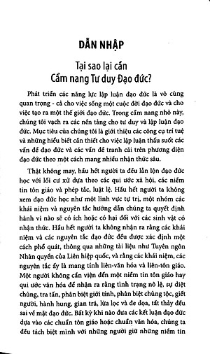 Sách Cẩm Nang Tư Duy Đạo Đức